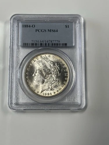 1884-O Morgan Silver Dollar PCGS MS64 S$1 New Orleans Minted Bright White