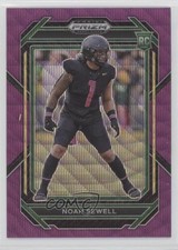 2023 Panini Prizm Draft Picks Purple Wave Prizm Noah Sewell #191 1o8k