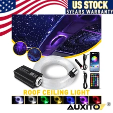 500PC CAR HOME HEADLINER STAR LIGHT KIT ROOF TWINKLE CEILING LIGHTS FIBER OPTIC