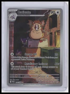 Pokemon TCG me03 Mega Evolution Perfect Order - Raticate 099/088 Full Art
