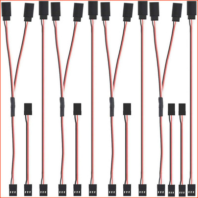 Servo Verlängerungskabel 5pcs 100mm 320mm 300mm 3 Pin JR Stecker für RC Flugzeug