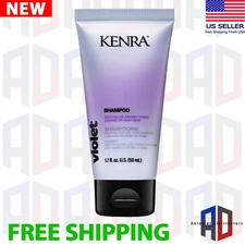 Kenra Violet Shampoo Neutralize Brassy Tones Blonde Gray Hair 1.7 fl.oz