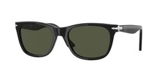 PERSOL PO3291S 95 31 Rectangle Black Green 57 mm Men's Sunglasses