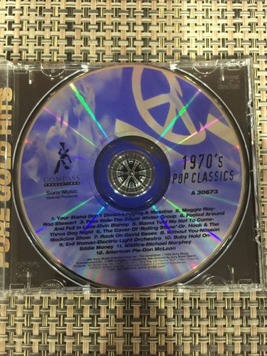 1970's Pop Classics - CD 100% Original Artists & Recordings PURE GOLD HITS MINT - Picture 3 of 3