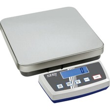 Image of Kern DE 12K1A Parcel Scales 12kg Range 1g Readability Silver Mains/Battery