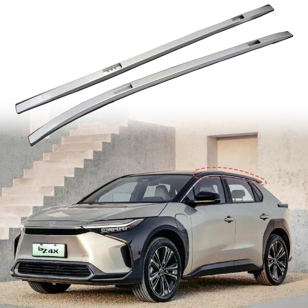 2Pcs Fits for Toyota All New BZ4X 2023 2024 Roof Rails Roof Rack Side ...