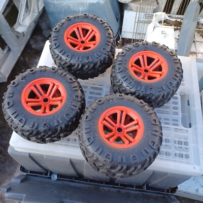 4x Kid Galaxy Pro Series Off-Road Tires Wheels 7x3in