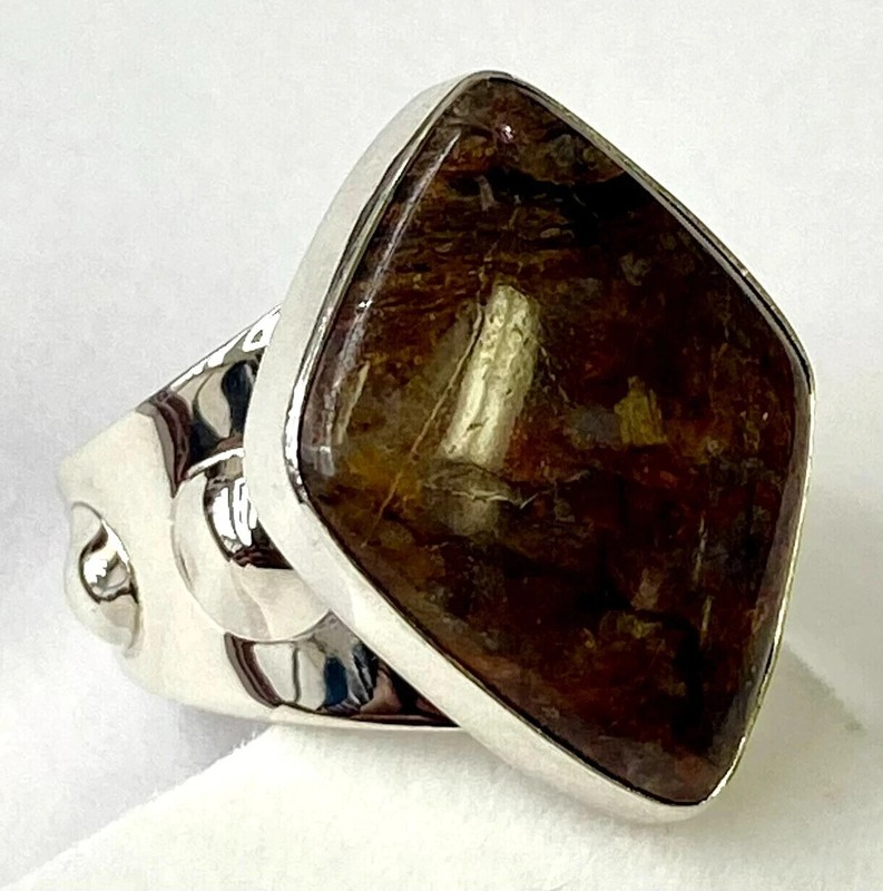 HSN Jay King Sterling Silver Freeform Jasper Ring Size 9