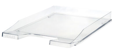 5 flache Ablagefächer transparent f. DIN A4/C4 Briefablage Junior 1025 HAN