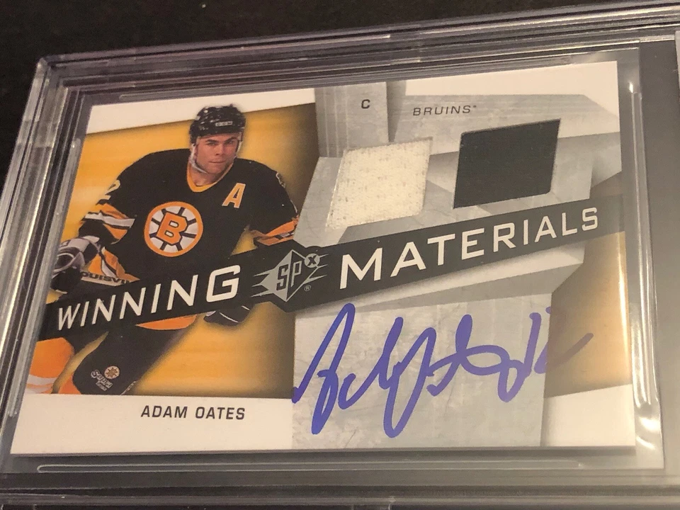 Beckett 10 Gem Mint Autograph  2008-09 SPx Winning Materials Adam Oates Signed - Image 4 of 4