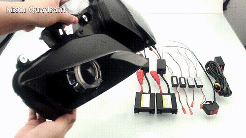 LED Doppelte Engelsaugen Scheinwerfer Frontleuchte Für Honda CBR1000RR 2004-2007 - Picture 3 of 24