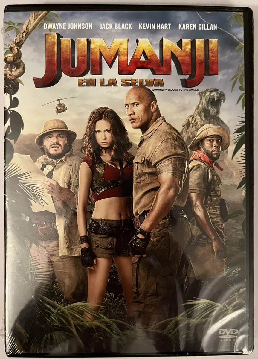 Jumanji En La Selva Blue Ray Spanish translation DVD