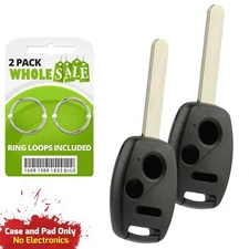 2 Replacement For 2006 2007 2008 2009 Honda Ridgeline Key Fob Shell Case