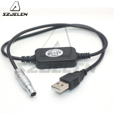 Boost 12V USB to 2pin Power Adapter Cable For Teradek Bolt Pro 1000/3000ft 60cm