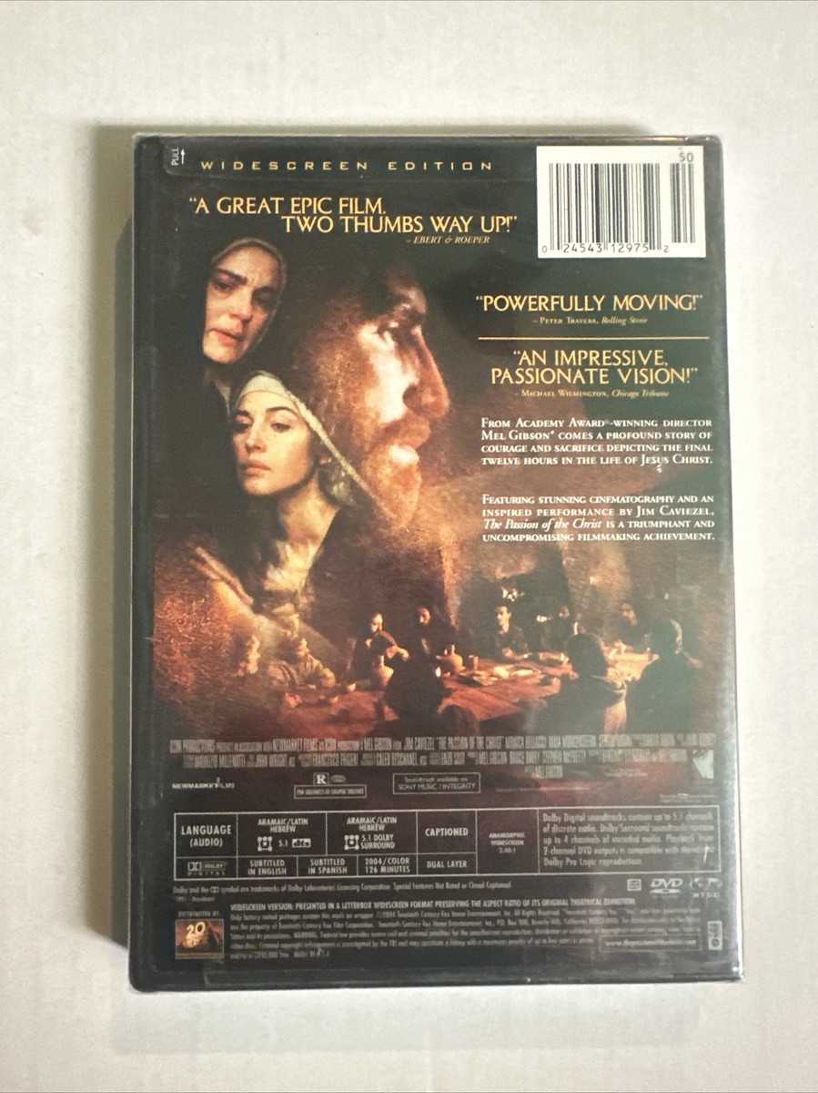 The Passion of the Christ (DVD, 2004, Widescreen) Mel Gibson | eBay