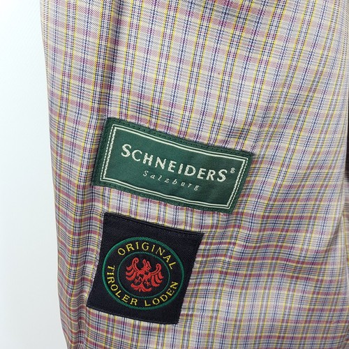 Giacca tradizionale Schneiders Janker donna taglia 46 nero grigio verde lana lino - Foto 7 di 8