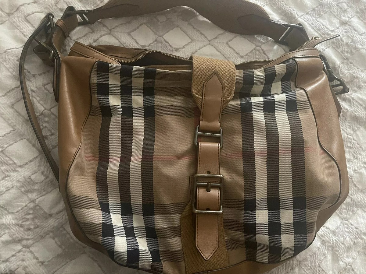 バーバリー BRIDLE DUTTON HOBO ハウスチェック 2WAYバッグ バーバリー BRIDLE DUTTON HOBO ハウスチェック 2WAYバッグ