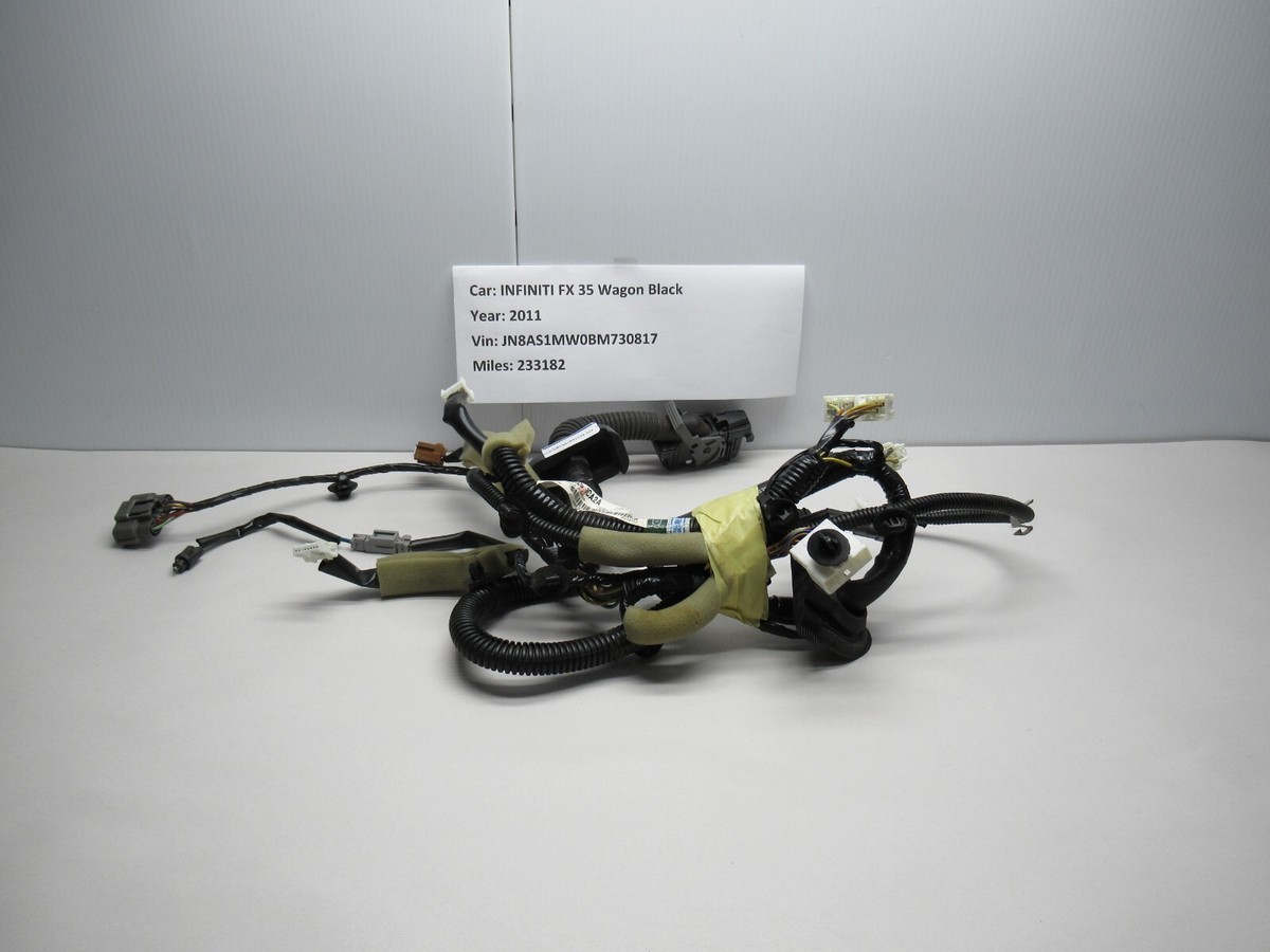 2009-2012 Infiniti FX35 Front Left Door Wire Wiring Harness 24125