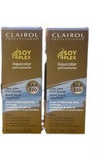 Clairol Soy4Plex LiquiColor Permanent Hair Color Dark Ultra Cool Blonde 6AA 2pak