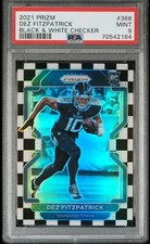 🔥 2021 Panini Prizm - Rookie Black and White Checker Prizm #366 Dez Fitzpatrick