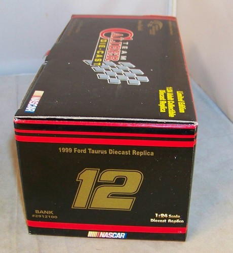 1:24 TEAM CALIBER 1999 #12 MOBIL 1 25TH ANNIVERSARY JEREMY MAYFIELD BANK 1/1200 - Picture 7 of 7