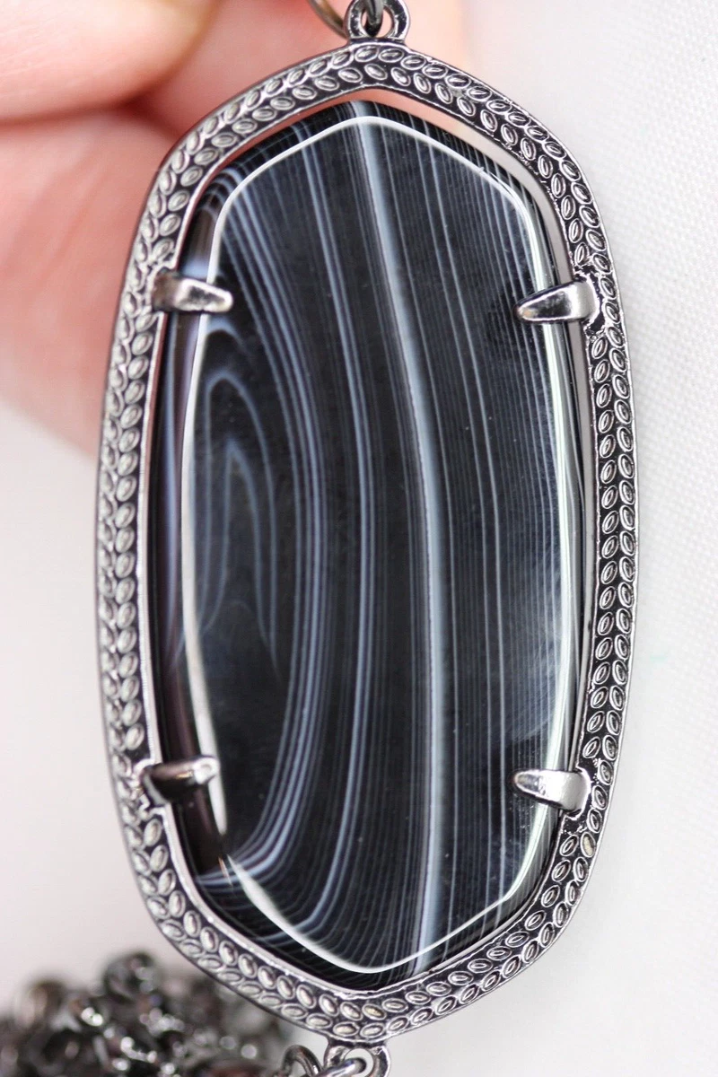 Kendra scott black tassel necklace sale
