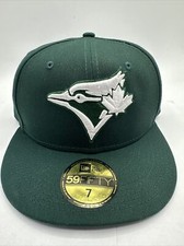 New Era 59FIFTY Toronto Blue Jays Green Fitted Hat Cap Size 7
