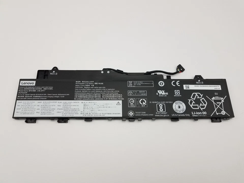 Genuine SB10W86956 5B10W86957 L19M3PF3 5B10W86936 11.55V 56.5Wh Laptop Battery - Image 3 of 4