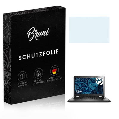 Bruni 2x Folie für Lenovo Yoga 500 14 inch Schutzfolie Displayschutzfolie