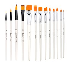 14 pcs Professional Face Painting Brushes Kit for Halloween Makeup Pro Brushes