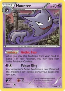 Haunter 34/83 Generations Reverse Holo Uncommon Moderate Play Pokemon DNA Games
