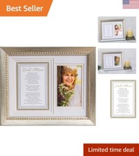 In Loving Memory Sentiment Memorial Picture Frame- Sympathy Gift for Loss of ...