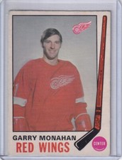 1969-70 O-Pee-Chee #160 Garry Monahan - Detroit Red Wings - SET BREAK