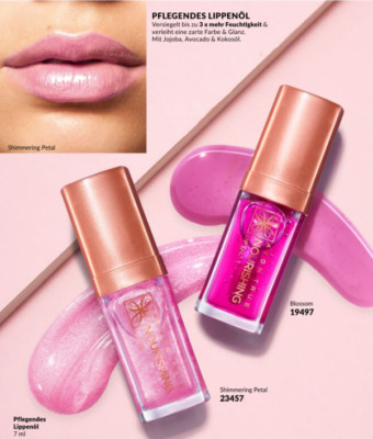 Avon True Nourishing Pflegendes Lippenöl  Farbe Blossom Pflege Glanz Kuss Top