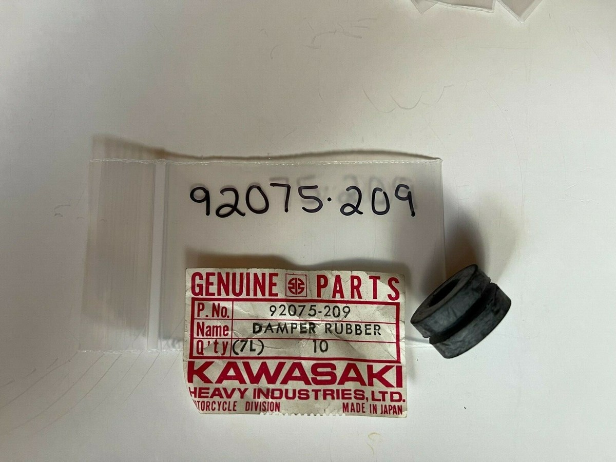 NOS KAWASAKI 92075-209 DAMPER RUBBER,RR FENR (ACTIVE #) | eBay