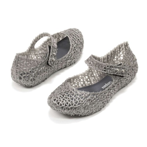 New Mini Melissa Campana Papel BB Flats Little Girls Dress Shoes - Picture 13 of 22