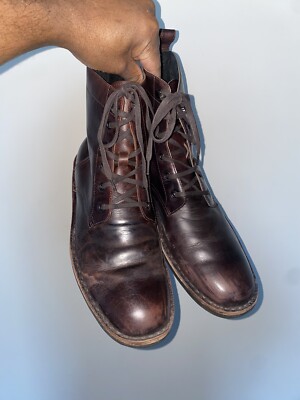 Andrew Marc Winchester AMWINL-6441 Mens Burgundy Leather Casual Dress Boots  | eBay