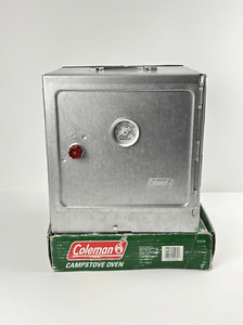 Vtg Coleman Camp Stove Oven Non-Corrosion Aluminized Steel 5010C700 w/ Orig. Box