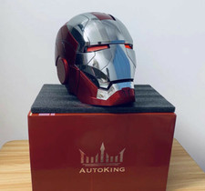 1:1 AUTOKING Iron Man MK5 Cosplay Helmet Wearable Voice-control Deformed Mask
