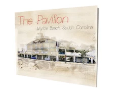 The Pavilion Amusement Myrtle Beach SC Shag Dance Club 16x20 Aluminum Wall Art