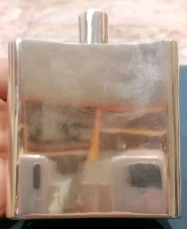 Fiaschetta Tascabile, Argento 925, Vintage - Immagine 2 di 4