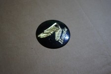 HONDA C200 CA200 90 PETROL FUEL TANK BADGE EMBLEM GOLD AND BLACK