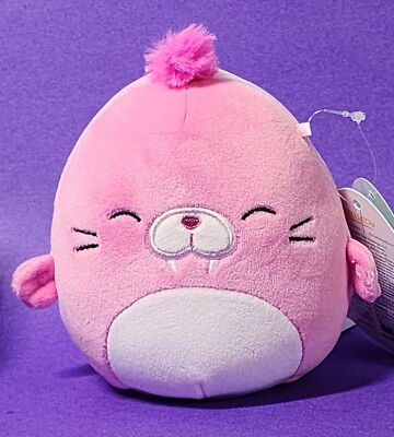 Squishmallows Sealife Squad Pepper the Pink Walrus 5'' NWT