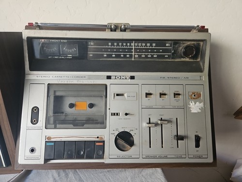 Rare Sony CF 620 Vintage Casstte Stereo System With Original Speaker - WORKS! - Picture 1 of 9