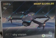 AE31 Sky Vision GPS One-button Return-to-home Four-Axis Aerial Drone