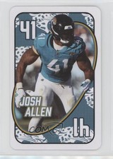 2024 UNO Fandom NFL Jacksonville Jaguars Teal Josh Hines-Allen Allen #41 0c4