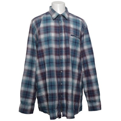 Lerros, Flanellhemd, Größe: XXXL, Blau/Weiß/Lila, Baumwolle, Karo, Flanell #TIt
