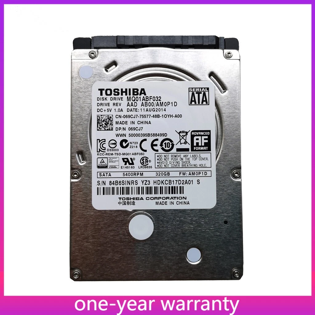 Toshiba Internal Hard Disk Drives 320 GB Storage Capacity for sale