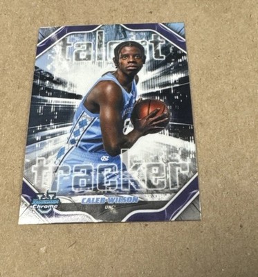 Topps Bowman U Chrome Caleb Wilson Talent Tracker TT-9 UNC Tarheels 2025-2026