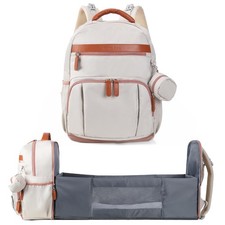 Petino Pura Baby Diaper Bag Backpack with Changing Station, 28Liters Capacity...